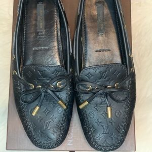 Louis Vuitton black loafers